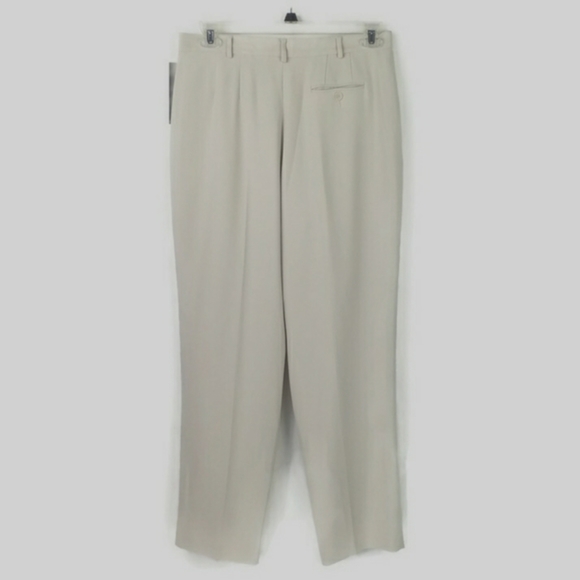 NYGARD Collection Putty Crepe Essential Pleated Front Dress Pants Womens 12P - Picture 2 of 14